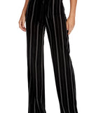 High Waist Striped Pants