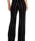 High Waist Striped Pants