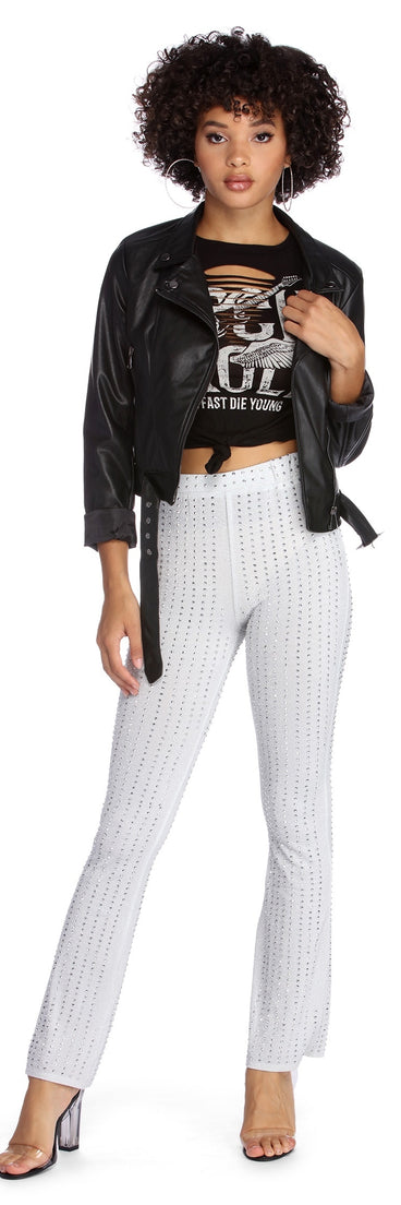 Shine Bright Rhinestone Pants