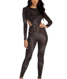 Life Of The Party Metallic Jumpsuit will help you dress the part in stylish holiday party attire, an outfit for a New Year’s Eve party, & dressy or cocktail attire for any event.