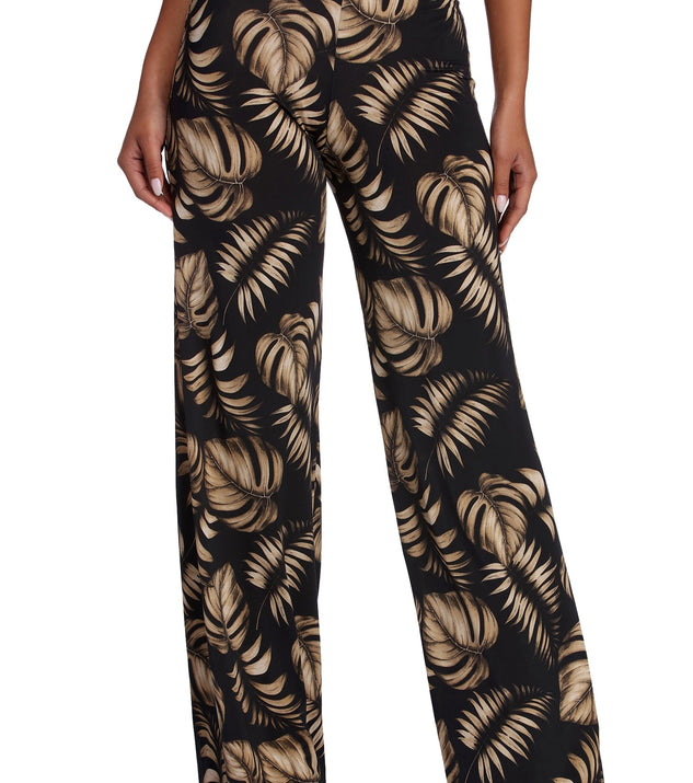 You’ll look stunning in the Island Vibes Wide Leg Pants when paired with its matching separate to create a glam clothing set perfect for parties, date nights, concert outfits, back-to-school attire, or for any summer event!