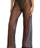 Mesh Mood Wide Leg Pants for 2022 festival outfits, festival dress, outfits for raves, concert outfits, and/or club outfits