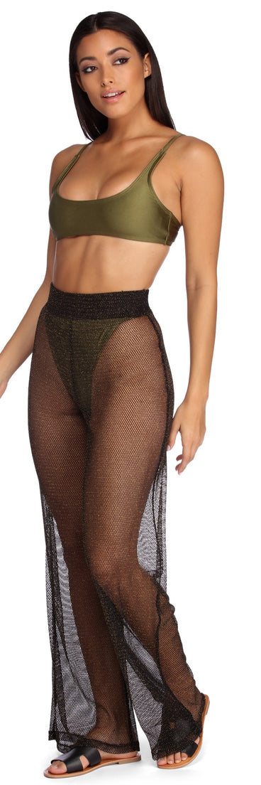 Mesh Mood Wide Leg Pants for 2022 festival outfits, festival dress, outfits for raves, concert outfits, and/or club outfits