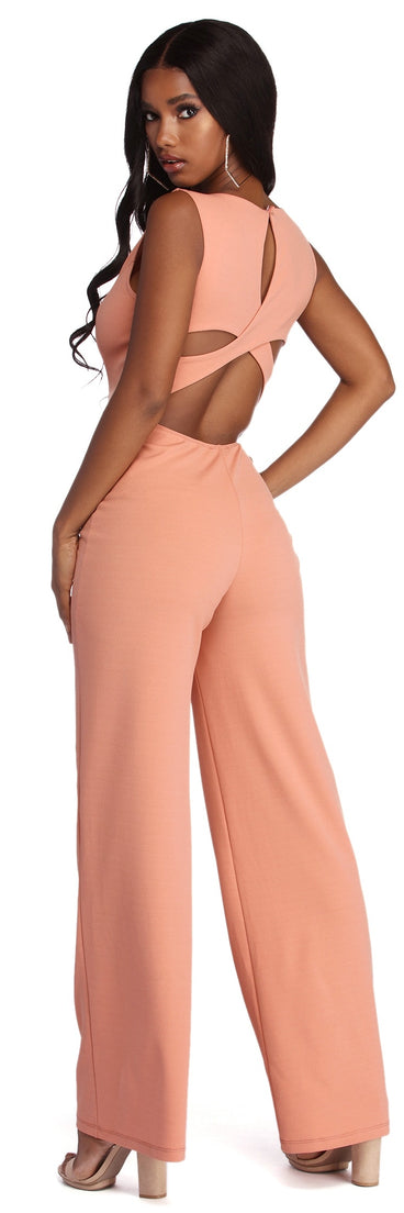 Sweet Ambition Open Back Jumpsuit will help you dress the part in stylish holiday party attire, an outfit for a New Year’s Eve party, & dressy or cocktail attire for any event.