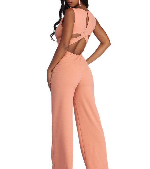 Sweet Ambition Open Back Jumpsuit will help you dress the part in stylish holiday party attire, an outfit for a New Year’s Eve party, & dressy or cocktail attire for any event.