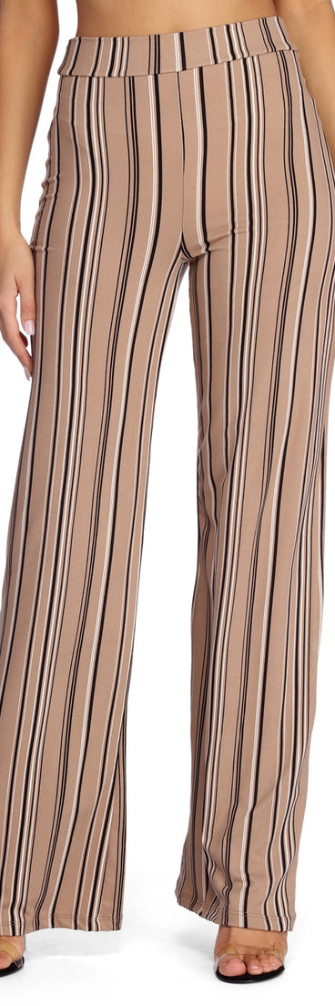 Straighten Up Striped Pants