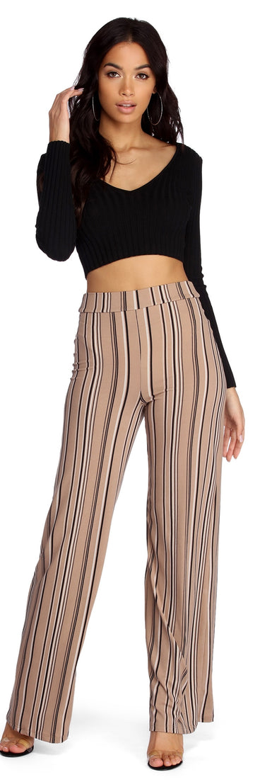 Straighten Up Striped Pants