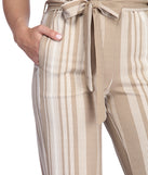 Just My Stripe Wide Leg Pants