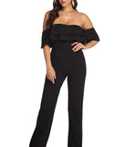 Ready To Party Ruffle Jumpsuit will help you dress the part in stylish holiday party attire, an outfit for a New Year’s Eve party, & dressy or cocktail attire for any event.