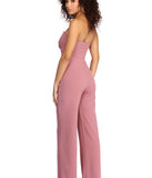 Twist Front Strapless Jumpsuit for 2022 festival outfits, festival dress, outfits for raves, concert outfits, and/or club outfits