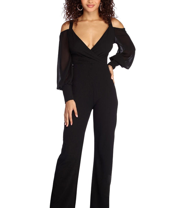 The Secret's Out Jumpsuit will help you dress the part in stylish holiday party attire, an outfit for a New Year’s Eve party, & dressy or cocktail attire for any event.