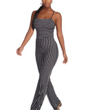Sophisticated In Stripes Jumpsuit provides a stylish start to creating your best summer outfits of the season with on-trend details for 2023!