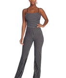 Sophisticated In Stripes Jumpsuit provides a stylish start to creating your best summer outfits of the season with on-trend details for 2023!