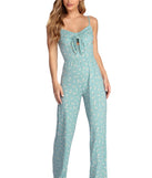 Spring Has Sprung Jumpsuit will help you dress the part in stylish holiday party attire, an outfit for a New Year’s Eve party, & dressy or cocktail attire for any event.