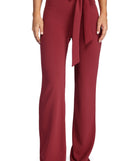 Sealed With Style Tie Waist Pants