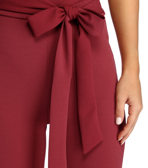 Sealed With Style Tie Waist Pants