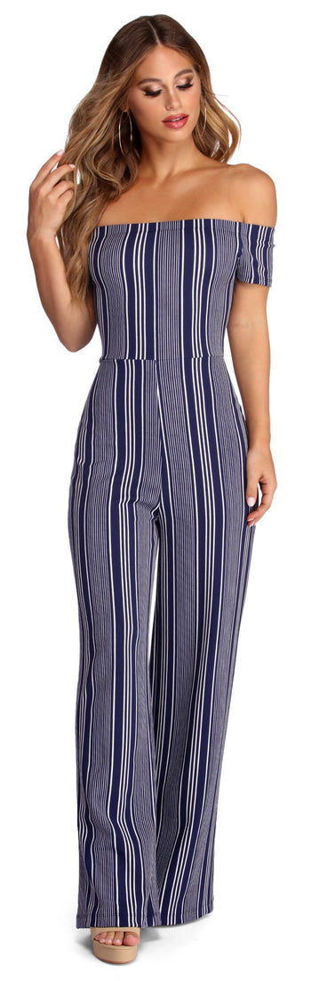 Summer In Stripes Jumpsuit provides a stylish start to creating your best summer outfits of the season with on-trend details for 2023!