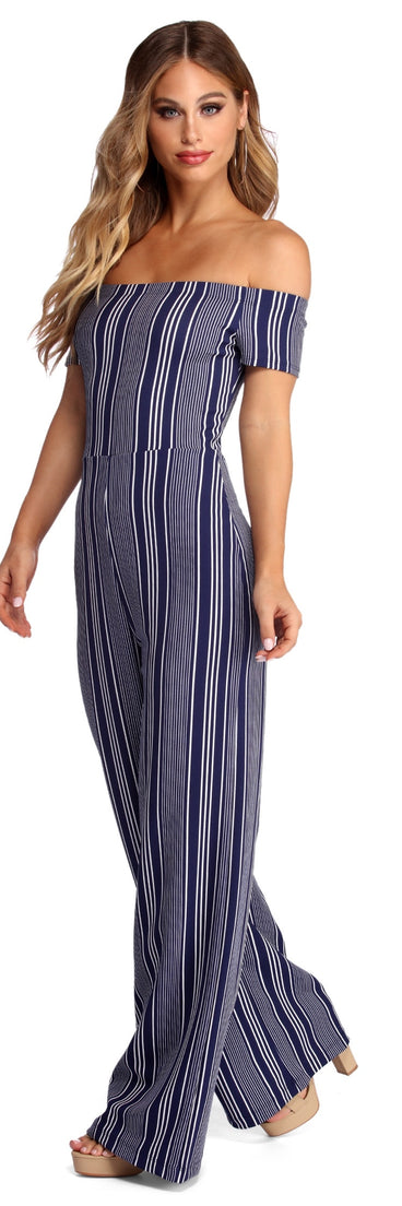 Summer In Stripes Jumpsuit provides a stylish start to creating your best summer outfits of the season with on-trend details for 2023!