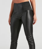 Trendsetter Faux Leather Leggings provides a stylish start to creating your best summer outfits of the season with on-trend details for 2023!
