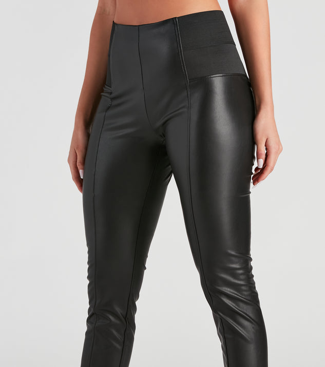Trendsetter Faux Leather Leggings | Windsor