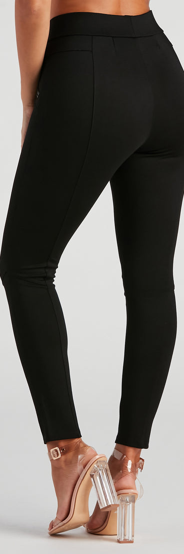 Cute For Cocktails Ponte Leggings provides a stylish start to creating your best summer outfits of the season with on-trend details for 2023!