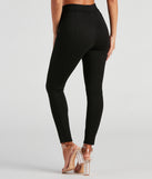 Cute For Cocktails Ponte Leggings provides a stylish start to creating your best summer outfits of the season with on-trend details for 2023!