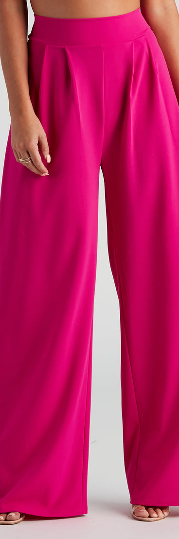 Chic Professional Wide-Leg Pants provides a stylish start to creating your best summer outfits of the season with on-trend details for 2023!