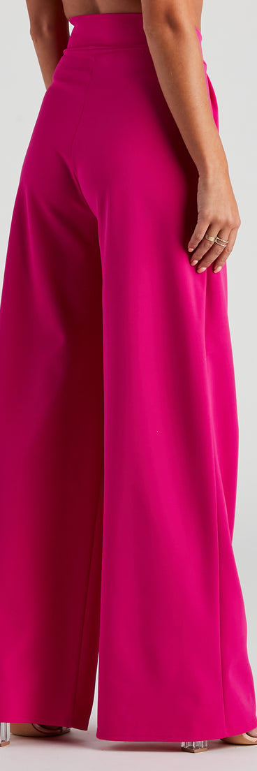 Chic Professional Wide-Leg Pants provides a stylish start to creating your best summer outfits of the season with on-trend details for 2023!