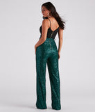 Step Up The Sparkle Sequin Jumpsuit provides a stylish start to creating your best summer outfits of the season with on-trend details for 2023!