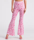 Dreamy Daze Swirl Print Flare Pants is a fire pick to create 2023 festival outfits, concert dresses, outfits for raves, or to complete your best party outfits or clubwear!