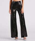 At Midnight Sequin Wide Leg Pants provides a stylish start to creating your best summer outfits of the season with on-trend details for 2023!