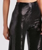 At Midnight Sequin Wide Leg Pants provides a stylish start to creating your best summer outfits of the season with on-trend details for 2023!