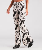 Cowgirl Cutie Printed Flare Pants