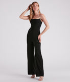 Touch Of Fab Rhinestone Strap Jumpsuit provides a stylish start to creating your best summer outfits of the season with on-trend details for 2023!