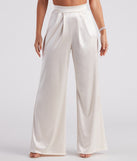 Trending In Satin High Rise Pants provides a stylish start to creating your best summer outfits of the season with on-trend details for 2023!