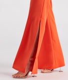 Slit Decision Crepe High-Rise Pants provides a stylish start to creating your best summer outfits of the season with on-trend details for 2023!