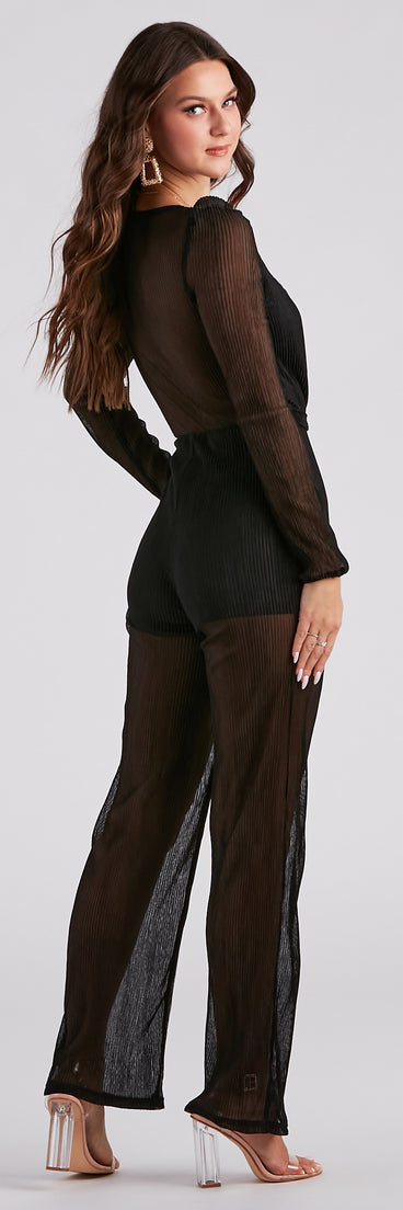 Fancy Seeing You Surplice Jumpsuit provides a stylish start to creating your best summer outfits of the season with on-trend details for 2023!