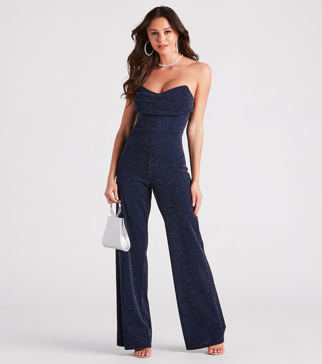 Full glitter jumpsuit deals