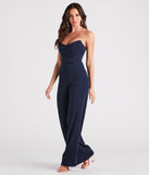 Glitter Is All It Takes Wide-Leg Jumpsuit provides a stylish start to creating your best summer outfits of the season with on-trend details for 2023!