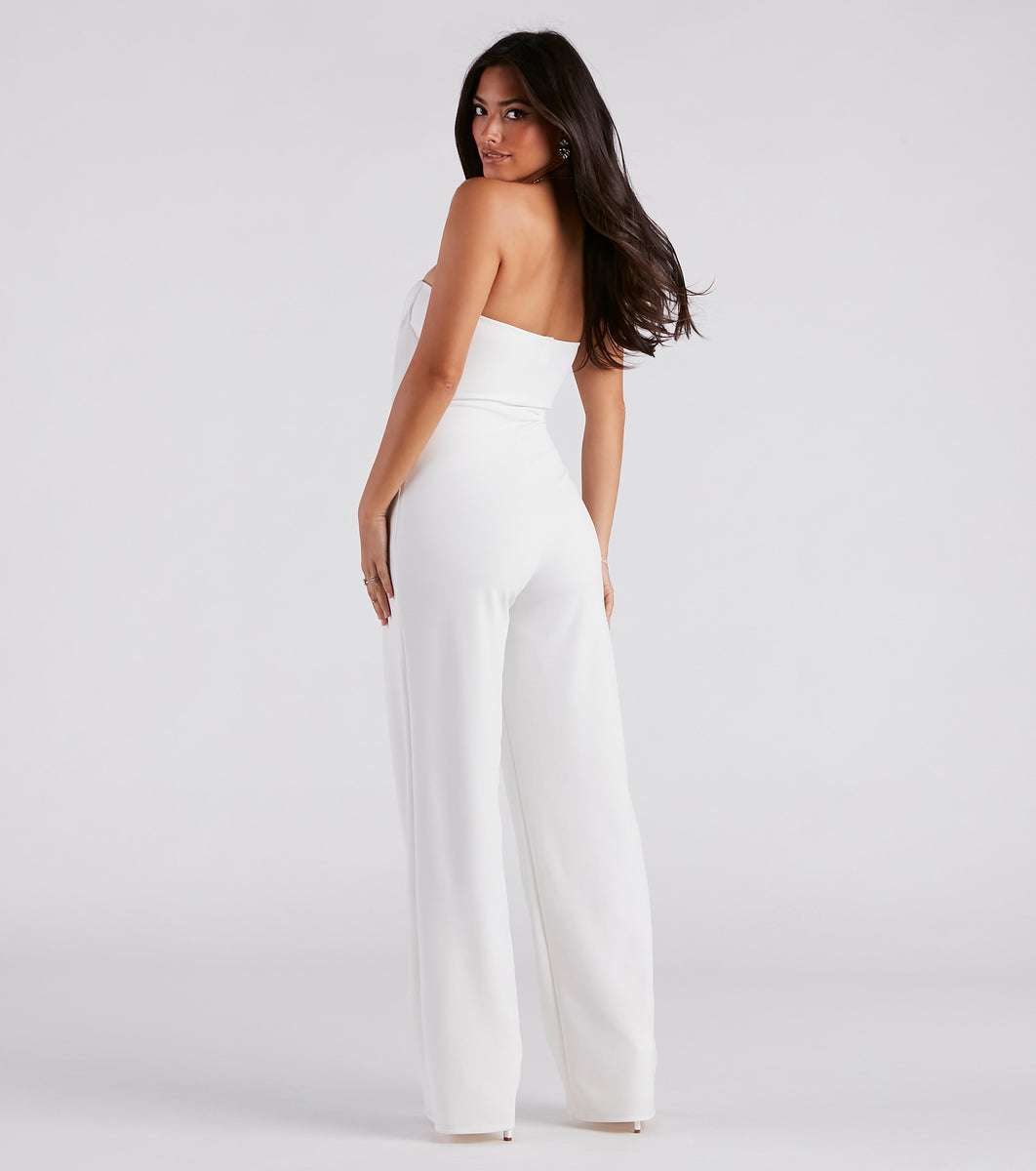 Such A Chic Vibe Strapless Jumpsuit & Windsor