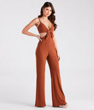 Getaway Girl Rib Knit Cutout Jumpsuit