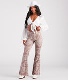 Casual Boho Vibes Paisley Flare Pants is a fire pick to create 2023 festival outfits, concert dresses, outfits for raves, or to complete your best party outfits or clubwear!