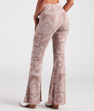 Casual Boho Vibes Paisley Flare Pants is a fire pick to create 2023 festival outfits, concert dresses, outfits for raves, or to complete your best party outfits or clubwear!