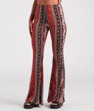 Fun And Free Boho High-Rise Flare Pants is a fire pick to create 2023 festival outfits, concert dresses, outfits for raves, or to complete your best party outfits or clubwear!