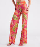 Tropical Destination High Waist Palazzo Pants provides a stylish start to creating your best summer outfits of the season with on-trend details for 2023!