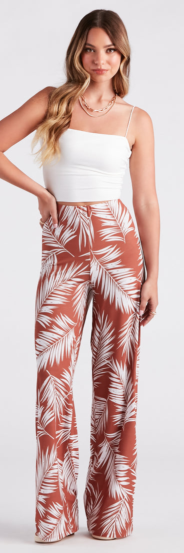 Island Girl High Rise Wide Leg Pants provides a stylish start to creating your best summer outfits of the season with on-trend details for 2023!