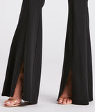 Split Decision Crepe Flare Pants provides a stylish start to creating your best summer outfits of the season with on-trend details for 2023!
