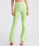You’ll look stunning in the Look At Me Wow Bandage Flare Pants when paired with its matching separate to create a glam clothing set perfect for parties, date nights, concert outfits, back-to-school attire, or for any summer event!