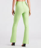 You’ll look stunning in the Look At Me Wow Bandage Flare Pants when paired with its matching separate to create a glam clothing set perfect for parties, date nights, concert outfits, back-to-school attire, or for any summer event!