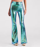 Mesmerizing Mermaid Halloween Flare Pants from Windsor's 2023 Halloween Costume Shop.